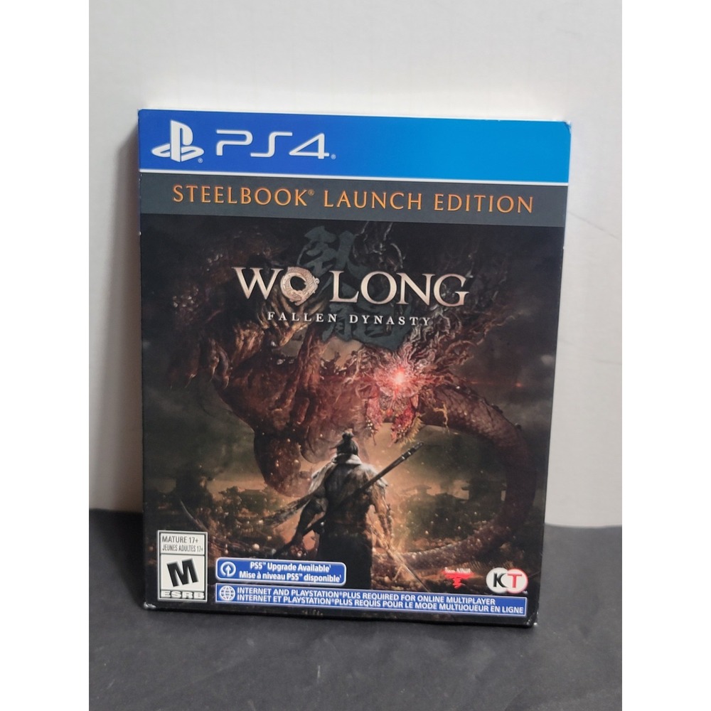 Wo Long: Fallen Dynasty Steelbook Launch Edition PlayStation 4 PS4 Complete Used